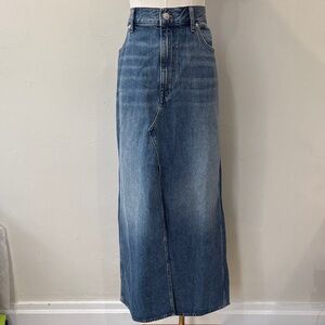 Madewell Blue Denim Maxi Skirt - Size 30